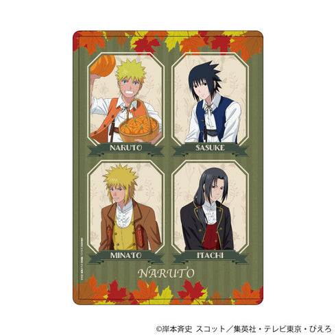 『NARUTO-ナルト- 疾風伝』キャラクリアケース29/ナルト&サスケ&ミナト&イタチ 収穫祭ver.(描き下ろしイラスト)